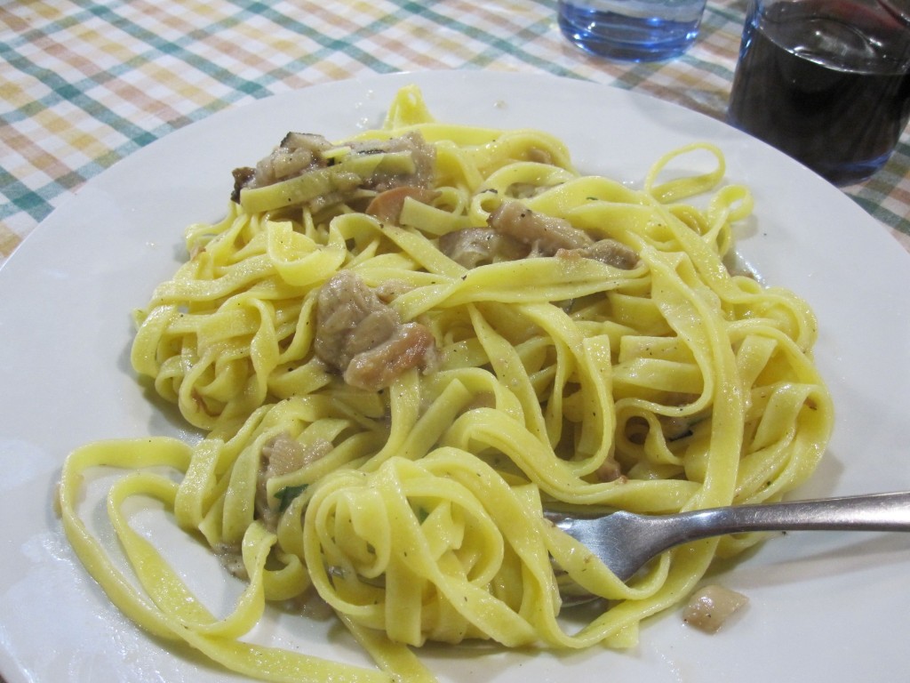 pasta with mushrooms