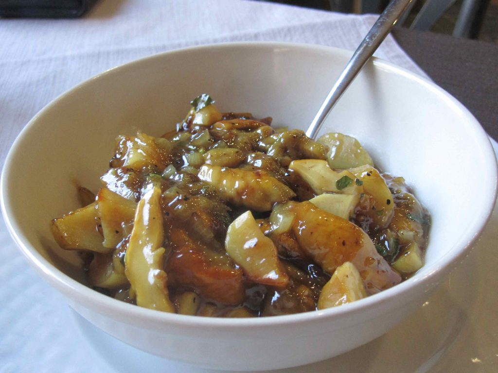 Sweet and sour mushrooms