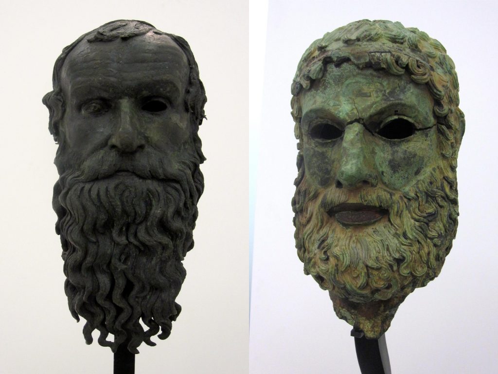 Greek bronzes, found in Cannitello, Villa San Giovanni