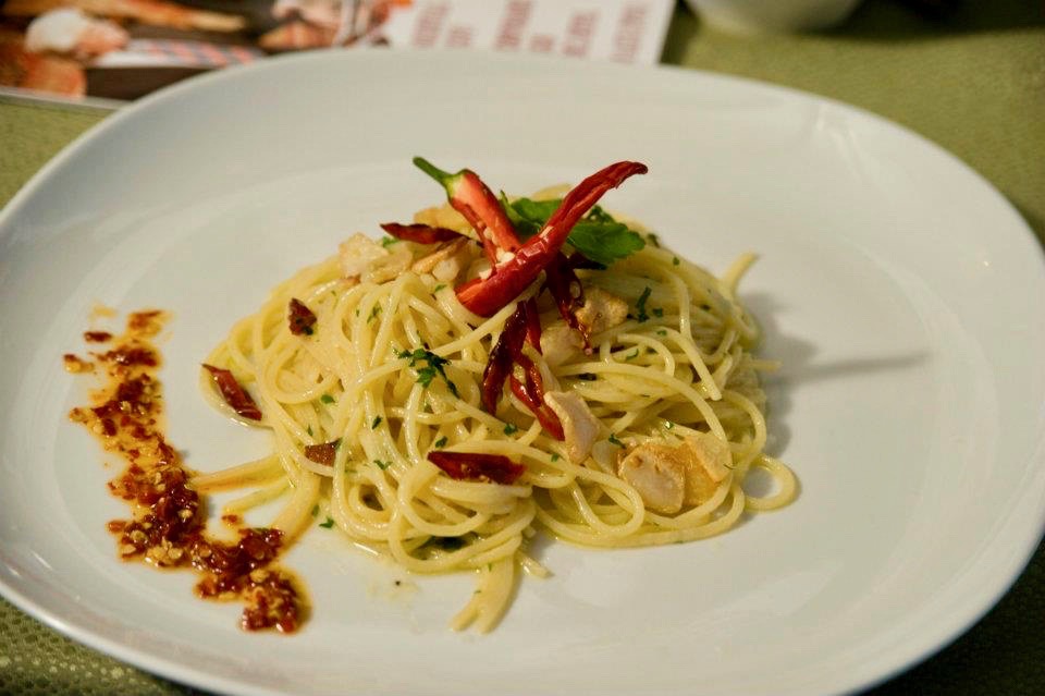 Spaghetti aglio, olio, peperoncino