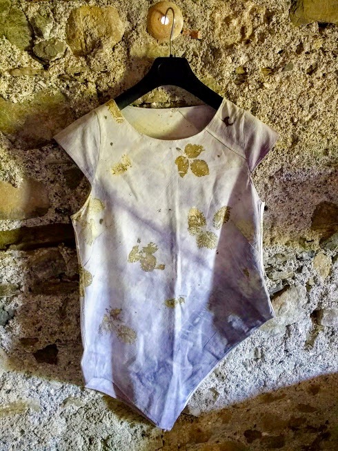 eco-printing shirt